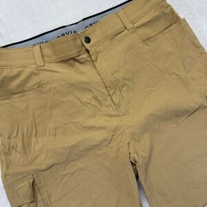 Orvis Shorts Mens 40 Tan Tech Short Performance Cargo Stretch‎ Outdoor Hiking